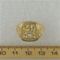 Vergato - Piazza Capitani della Montagna, 17 - Anello Bibò Gioielli Uomo Anello Uomo in Oro Diamante 0.02 Ct 1136/3-23 - 1136/3-23